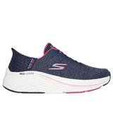 Skechers Women's Slip-ins: Max Cushioning Elite - Prevail Sneaker | Size 5.0 | Navy/Pink | Textile/Synthetic | Vegan | Machine Washable