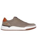 Skechers Men's Relaxed Fit: Corliss - Dorset Sneaker | Size 12.0 | Taupe | Textile/Synthetic | Vegan | Machine Washable