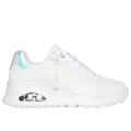 Skechers Girl's Uno Gen1 Sneaker | Size 3.5 | White | Synthetic