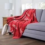 Northwest WB Scooby Doo Get Your Jingle On Throw Polyester in Pink/Red | 60 H x 50 W in | Wayfair 1SCB236000042OOF