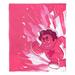 Northwest WB Steven Universe Steven Crystal Burst Throw Polyester in Pink | 60 H x 50 W in | Wayfair 1STU236000003OOF