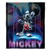 Northwest Disney D100 Mickey One Hundred Throw Polyester in Black/Blue | 60 H x 50 W in | Wayfair 1DON236000018OOF