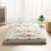 Full 4" Futon Mattress - East Urban Home Liviu Japanese Microfiber in Pink/White/Brown | 80 H x 54 W 4 D Wayfair ACF061607DBA42F2A82589863CA0F14D