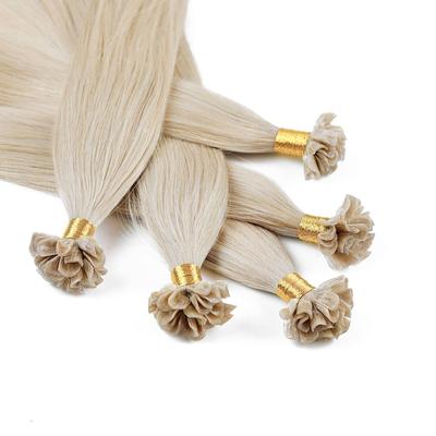 hair2heart Bonding Extensions Echthaar #10/1 Hell-Lichtblond Asch 1g 60cm Nude Damen Image