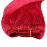 hair2heart - Echthaartresse Extensions Premium Echthaar #0/44 Rot-Intensiv Haarextensions Pink Damen