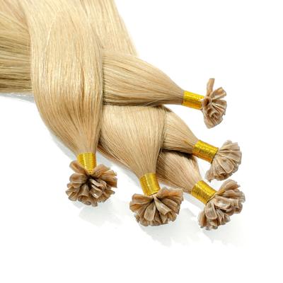 hair2heart - Bonding Extensions Echthaar #9/31 Lichtblond Gold-Asch 1g Haarextensions 25 ct Hellbraun Damen