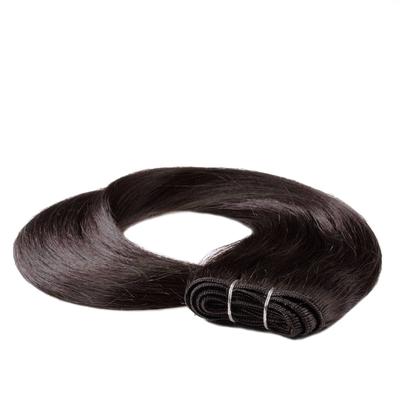 hair2heart Tresse Extensions Echthaar #5/0 Hellbraun 100g 40cm Schwarz Damen