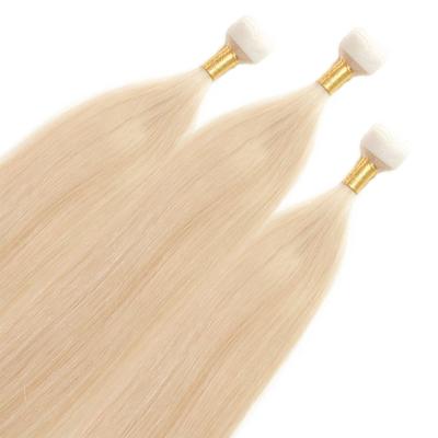 hair2heart Mini Tape Extensions Premium Echthaar #10/0 Hell-Lichtblond 40cm Nude Damen
