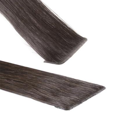 hair2heart Invisible Tape Extensions Premium Echthaar #6/0 Dunkelblond 40cm Schwarz Damen Image