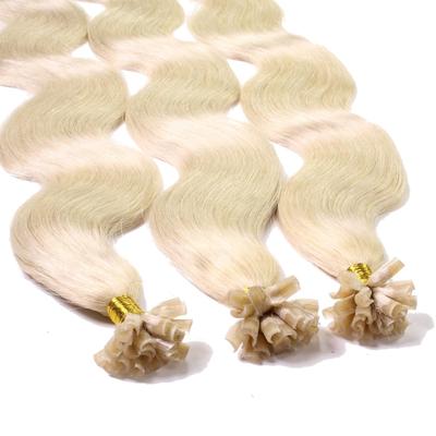 hair2heart - Bonding Extensions Echthaar #10/0 Hell-Lichtblond 0.5g Haarextensions 25 ct Nude Damen (25.39 € / 1 ct) Image