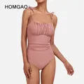 HOMGAO – maillot de bain femme 2023 une piece Sexy contrôle du ventre Push-Up body Monokini