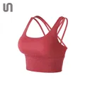 Soutien-gorge à bretelles pour femmes bonnets amovibles pour le Yoga le sport