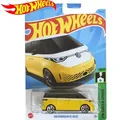 2023 Original Hotwheels Voiture Volkswagen Buzz 1/64 Diecast Tyiture Modèle Bus HW Vert Vitesse