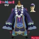 Qiqi Impact Cosplay Costume Robe Chapeau Chaussettes Sorts Perruque Qi Zombie Girl Game