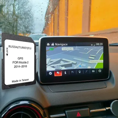 Carte SD pour Mazda 2 2014 2021 couverture de version routière carte GPS Sat Naviing Allemagne