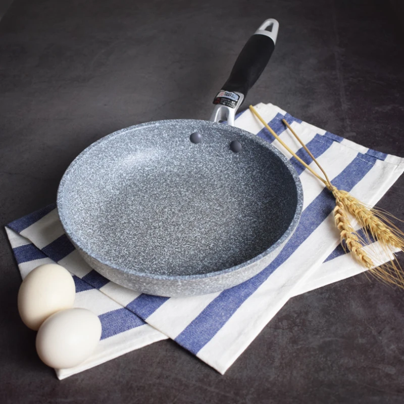 Poêle à frire en pierre durable, marmite en céramique antiarina, friteuse à induction, poêle à steak, cuisinière à gaz, ustensiles de cuisine, ensemble de cuisine
