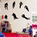 Grand autocollant mural en vinyle pour joueur de Rugby adhésif mural pour chambre d'enfant