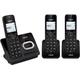 VTECH CS2052 Cordless Phone - Triple Handsets, Black