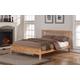 Flintshire Pentre Hardwood Oak Finish Bed Frame, Small Double