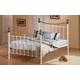 Time Living Elizabeth Metal Bed Frame, Double, Ivory