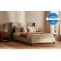 Silentnight Lilith Upholstered Bed Frame, Superking, Pebble