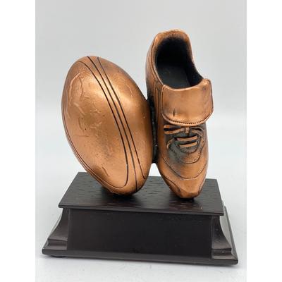 Bronze Football and Cleat