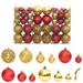 vidaXL Christmas Ball 100 Piece Ornament for Christmas Tree Holiday Xmas Ball - 14.2" x 4.7" x 9.4"