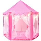 Princess Tent for Kids Tent - 55" X 53" with Led Star Lights