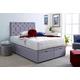 Charcoal Plush Divan Bed Set With Mattress | Wowcher
