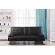 Faux Leather Cinema Sofa Bed - Cream Or Black! | Wowcher