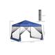 Outsunny Pop-Up Gazebo Canopy Tent - Blue | Wowcher