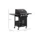 Outsunny Portable Barbecue Trolley | Wowcher