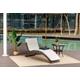 Outsunny Wicker Folding Sun Lounger | Wowcher