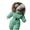 Boy Baby Coat Jumpsuit Warm Girl Winter Jacket Outerwear Hooded Romper Boys Coat&jacket Kids Suit Jackets for Boys