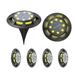 LSLJS Solar Lights For Outside LED Outdoor Light Waterproof Ground LED Lights (8 Main Lights 8 Side Lights) Upgraded Outdoor Powered Bright In-Ground Light For Walkwa Night Light For Garden Pathway