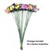 GYZEE 50Pcs Butterfly Stakes Outdoor Yard Planter Flower Pot Bed Garden Decor Yard Art