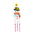 Pontos Christmas Theme Wind Chime DIY Wind Chime Christmas Snowman Deer Santa Claus Wind Chime Ornament Non-Woven Wind Bell