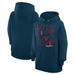 Women's G-III 4Her by Carl Banks Navy Los Angeles Angels Love Graphic Fleece Hoodie