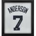 Tim Anderson Chicago White Sox Autographed Framed Nike Replica Jersey Shadowbox