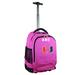 MOJO Pink Miami Hurricanes 19'' Personalized Premium Wheeled Backpack