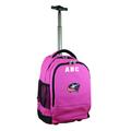 MOJO Pink Columbus Blue Jackets 19'' Personalized Premium Wheeled Backpack