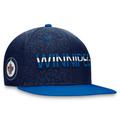 Men's Fanatics Branded Navy/Blue Winnipeg Jets Authentic Pro Rink Two-Tone Snapback Hat