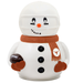 Texas Longhorns 10" Ceramic Snowman Cookie Jar