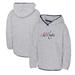 Girls Youth Heather Gray Washington Capitals Ultimate Teddy Fleece Pullover Hoodie