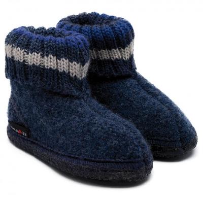Haflinger - Kids Paul - Hüttenschuhe 22 | EU 22 blau Image