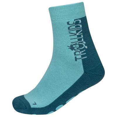 Trollkids - Kid's Anti Slip Socks - Hüttenschuhe 27-30 | EU 27-30 türkis Image