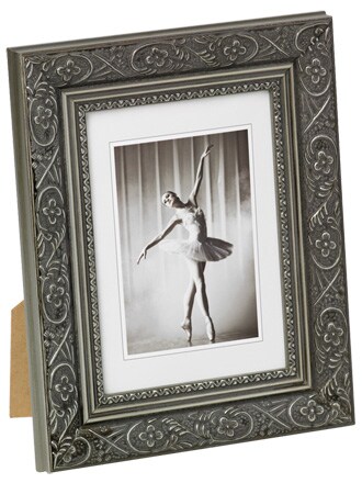 walther + design Barock Holz Bilderrahmen 30X40 cm, ANTHRAZIT Image