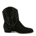 Women's Transforming Western Black Suede Boot 5 Uk Alterre