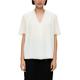 Shirtbluse S.OLIVER BLACK LABEL Gr. 38, weiß (white) Damen Blusen kurzarm