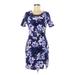 Jessica Simpson Casual Dress: Blue Dresses - Women's Size Medium